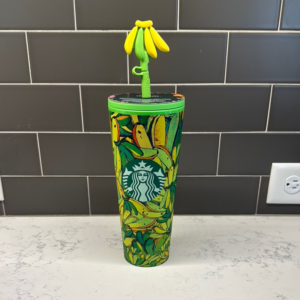 FARM Rio Jungle Green Accents Tumbler